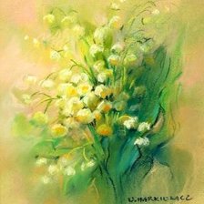 Схема вышивки «konwalie»