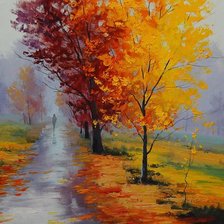 Схема вышивки «najpiekniejsza jesien»