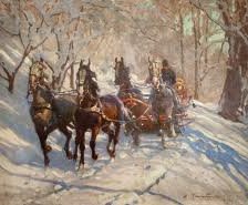 Схема вышивки «Zaprzeg»