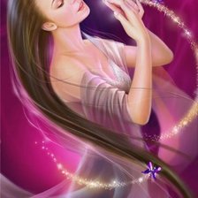 Схема вышивки «девушка»