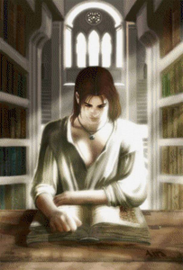 Спокойствие - парень, библиотека - предпросмотр