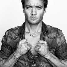 Схема вышивки «Джереми Реннер»