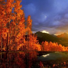 Схема вышивки «Закат»