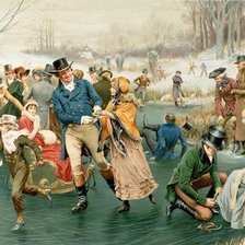 Схема вышивки «Катание»