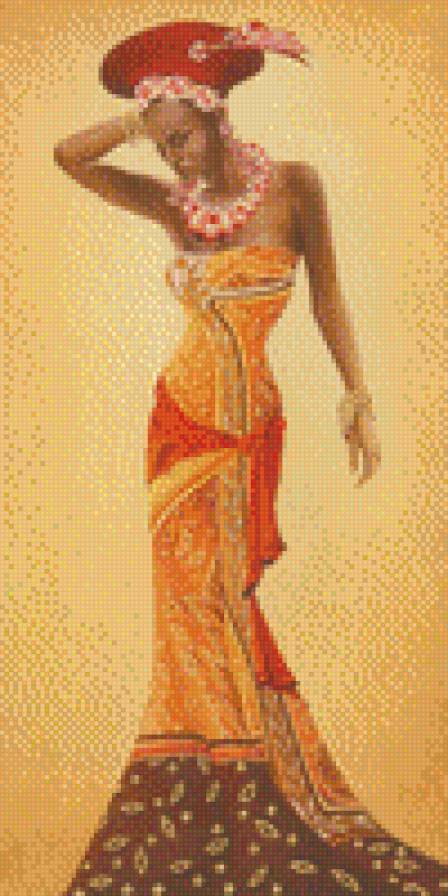 Африканская красавица - предпросмотр