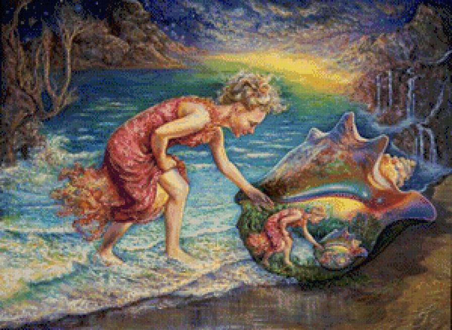 На берегу - исскуство, картина - предпросмотр