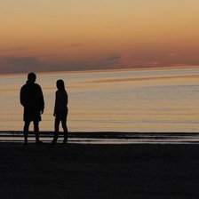 Схема вышивки «закат»