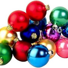 Схема вышивки «елочные шары»