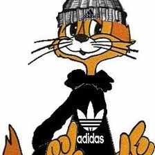 Схема вышивки «кот леопольд»