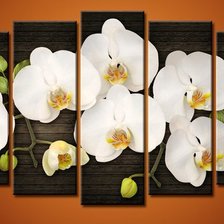 Схема вышивки «полиптих "орхидеи"»