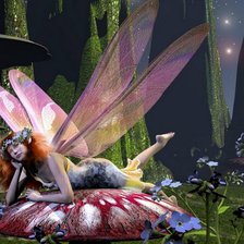 Схема вышивки «фентези-фея»