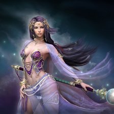 Схема вышивки «фентези-фея»