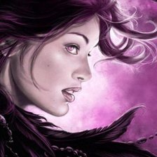 Схема вышивки «фентези-фея»