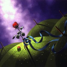 Схема вышивки «фентези-цветок»