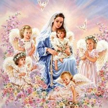 Схема вышивки «Ангел»