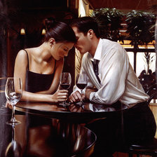 Схема вышивки «Двое»