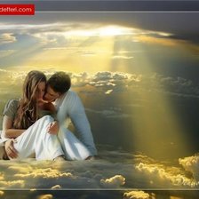 Схема вышивки «на небесах»