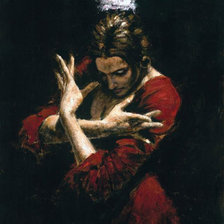 Схема вышивки «Фабиан Перес. Испанский танец.»