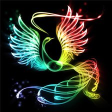 Схема вышивки «жар птица»