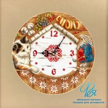 Схема вышивки «часы»