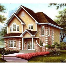 Схема вышивки «особняк»