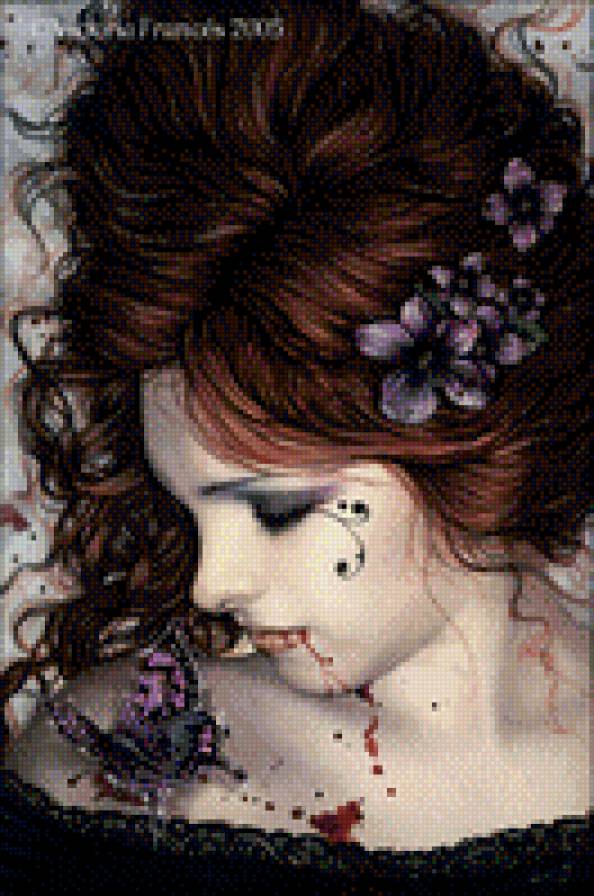 Королева бабочек - виктория францес, готика, бабочка, девушка - предпросмотр