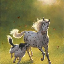 Схема вышивки «Лошадь»