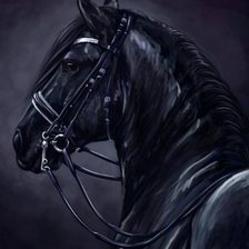 Схема вышивки «Лошадь»