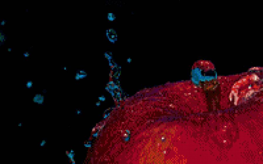 Яблоко - фрукты, макро, яблоки - предпросмотр