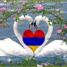 Схема вышивки «Лебеди»