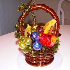 Схема вышивки «новогодняя корзина»