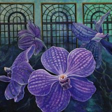 Схема вышивки «Орхидея»