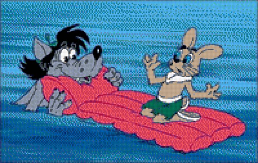 заяц, волк - предпросмотр