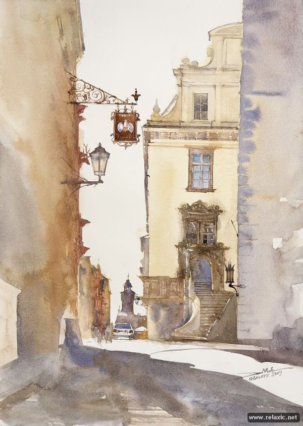 Акварели Мин Дама - акварель - оригинал