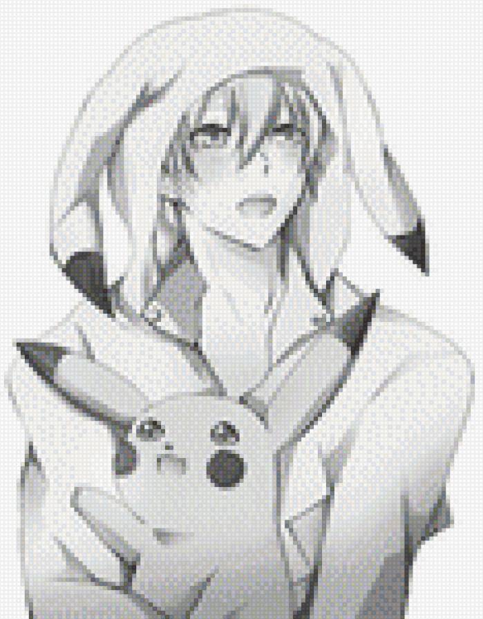 Кисе и Пикачу - аниме, покемон, парень - предпросмотр