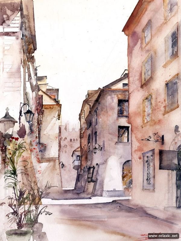 Акварели Мин Дама - акварель - оригинал