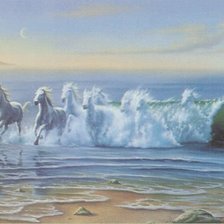 Схема вышивки «рожденные из пены»