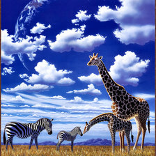 Схема вышивки «Африка»