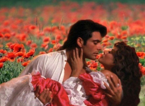 серия "пары" - люди.пара.любовь.цветы.маки - оригинал