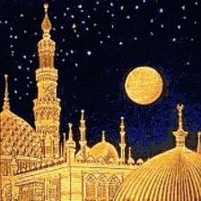 Схема вышивки «мечеть»