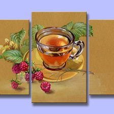 Схема вышивки «триптих натюрморт»