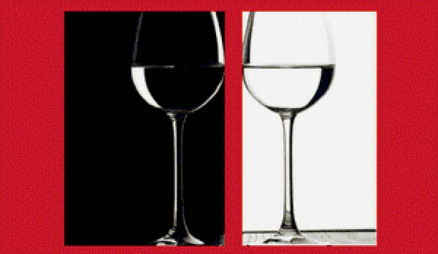 диптих бокалы - красиво, бокалы, диптих - предпросмотр