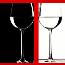 Схема вышивки «диптих бокалы»