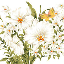 Схема вышивки «цветы»