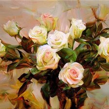 Схема вышивки «Букет роз»