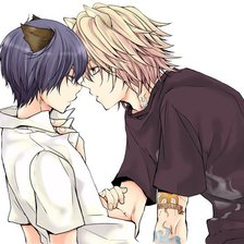 Схема вышивки «Дино и Кёя»