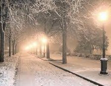 Схема вышивки «зимний вечер»