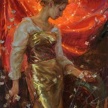 Схема вышивки «В золотом»