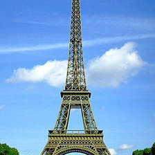 Схема вышивки «ейфелева»