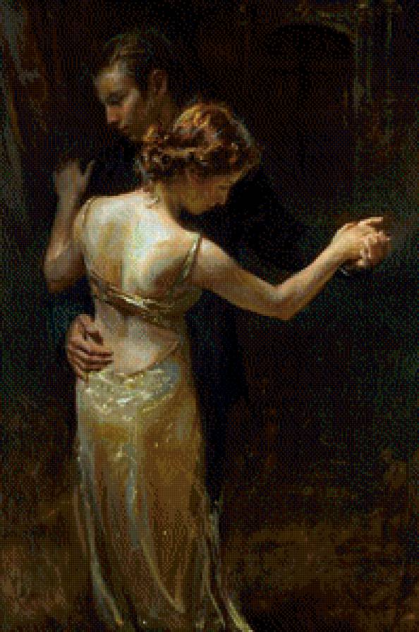 Вальс - мужчина, девушка, пара - предпросмотр